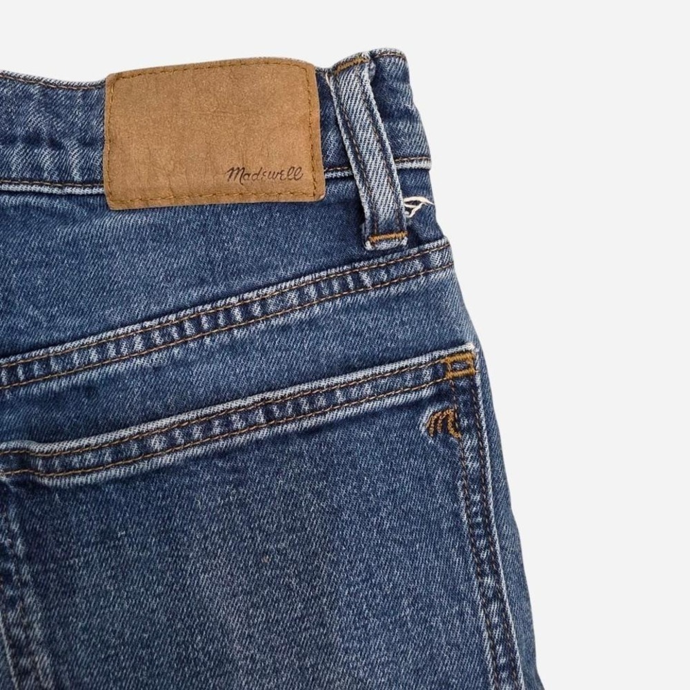 Madewell 90s Straight Leg Jeans Medium Wash High Rise Blue Denim Size 26